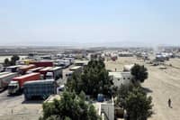 CARGO trucks remain halted at the Gabd-Rimdan border crossing in Pakistan’s Balochistan province on 21 October 2026, following the temporary suspension of trade between Pakistan and Iran.