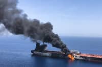 Ship attacked near Strait of Hormuz