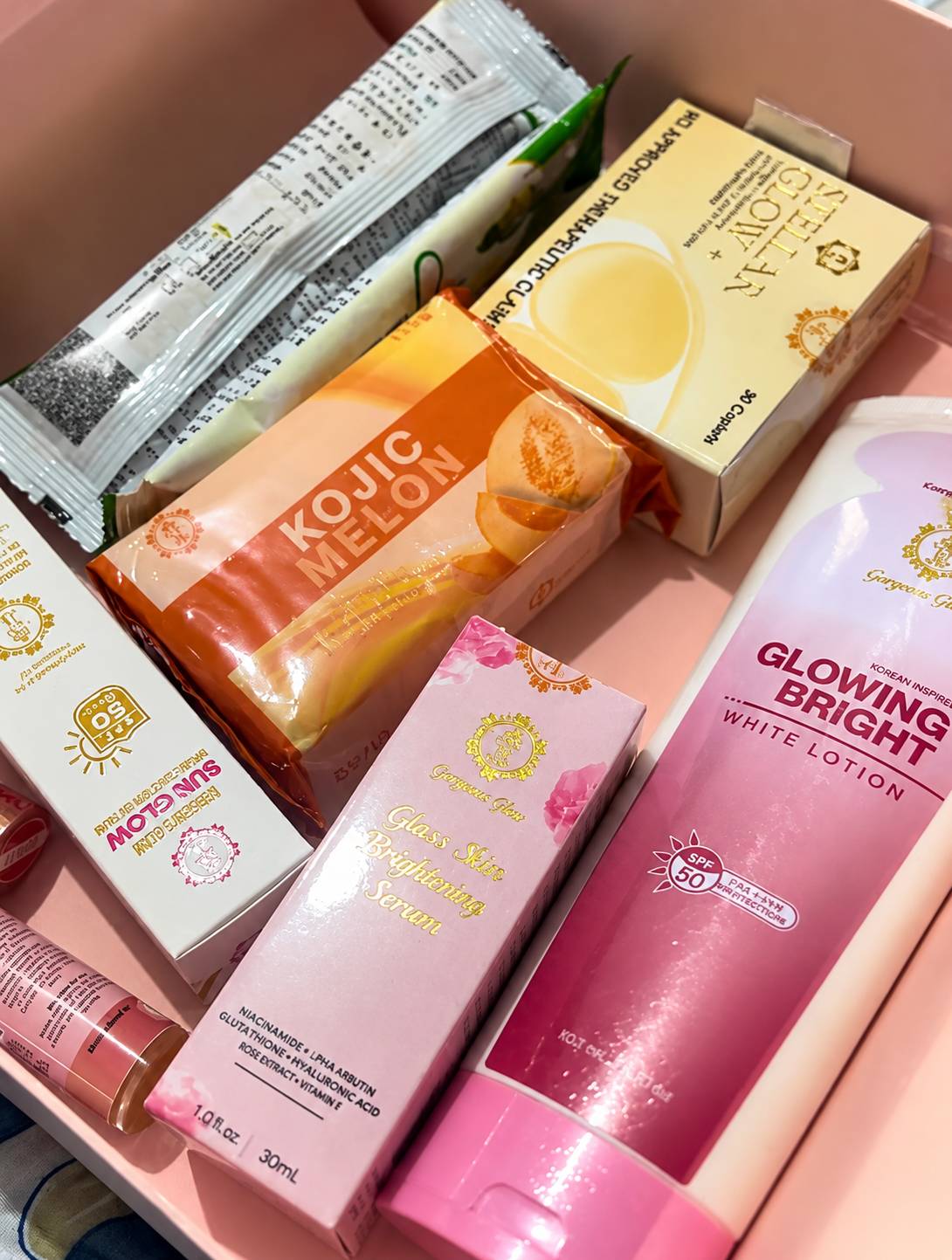 Gorgeous Glow PH products.