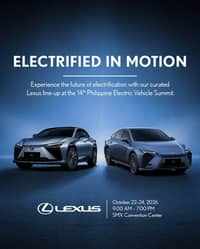 Lexus to showcase electric SUV, hybrid sedan at PH EV Summit