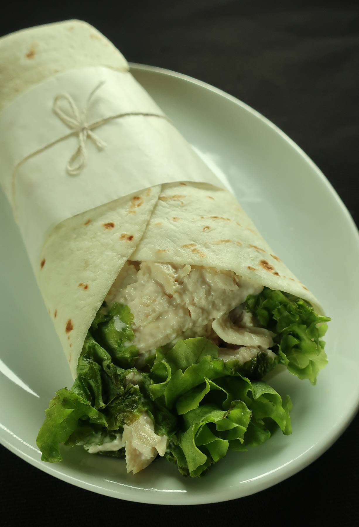GRILLED Chicken Caesar Wrap.