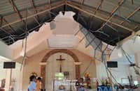 Church ceiling collapses in Maguindanao del Norte