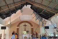 Church ceiling collapses in Maguindanao del Norte