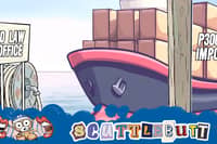 Shipment docks at court