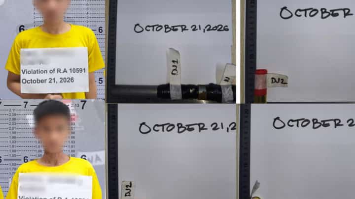 QCPD arrests 2 suspects for illegal possession of firearms