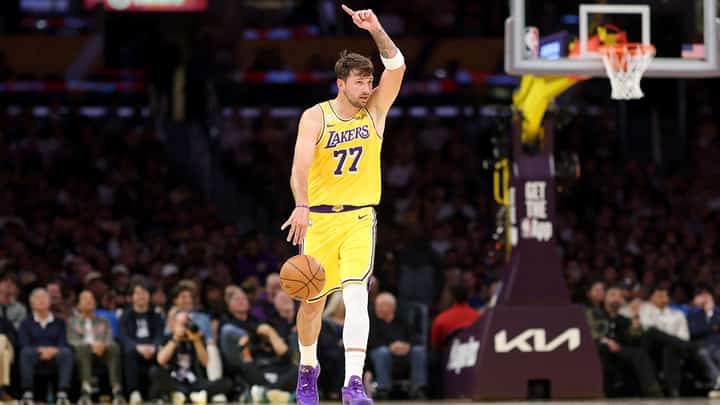 LUKA Doncic delivers an all-around performance to lead the Los Angeles Lakers to a 127-105 win over the Golden State Warriors in their first game of the 2026-27 NBA season on Wednesday.