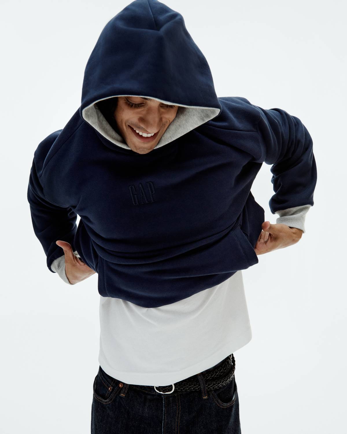 LIMITED-EDITION reversible logo hoodie.