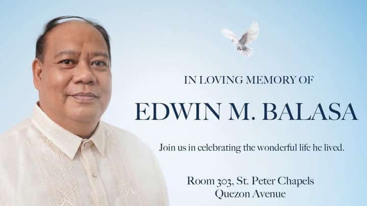 PNP officials and members of the media mourn Abante reporter Edwin Balasa, a valued member of the PNP Press Corps who served as its auditor.