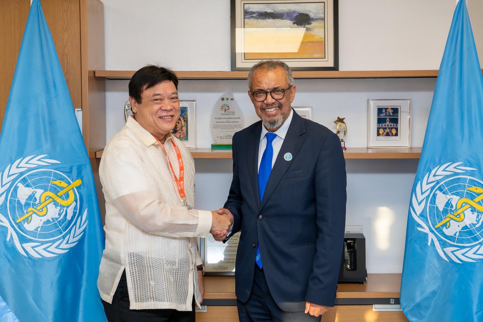 DOH, WHO chiefs meet on pandemic preparedness
