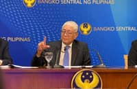 BANGKO Sentral ng Pilipinas Governor Eli Remolona Jr. maintained the central bank's hands-off approach to defending the local currency, stating it does not use monetary policy to support the peso following the announcement of a 'jumbo' 50-basis-point hike at the BSP headquarters in Manila on Thursday afternoon.