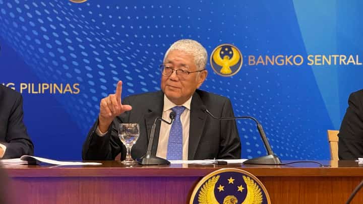 BANGKO Sentral ng Pilipinas Governor Eli Remolona Jr. maintained the central bank's hands-off approach to defending the local currency, stating it does not use monetary policy to support the peso following the announcement of a 'jumbo' 50-basis-point hike at the BSP headquarters in Manila on Thursday afternoon.