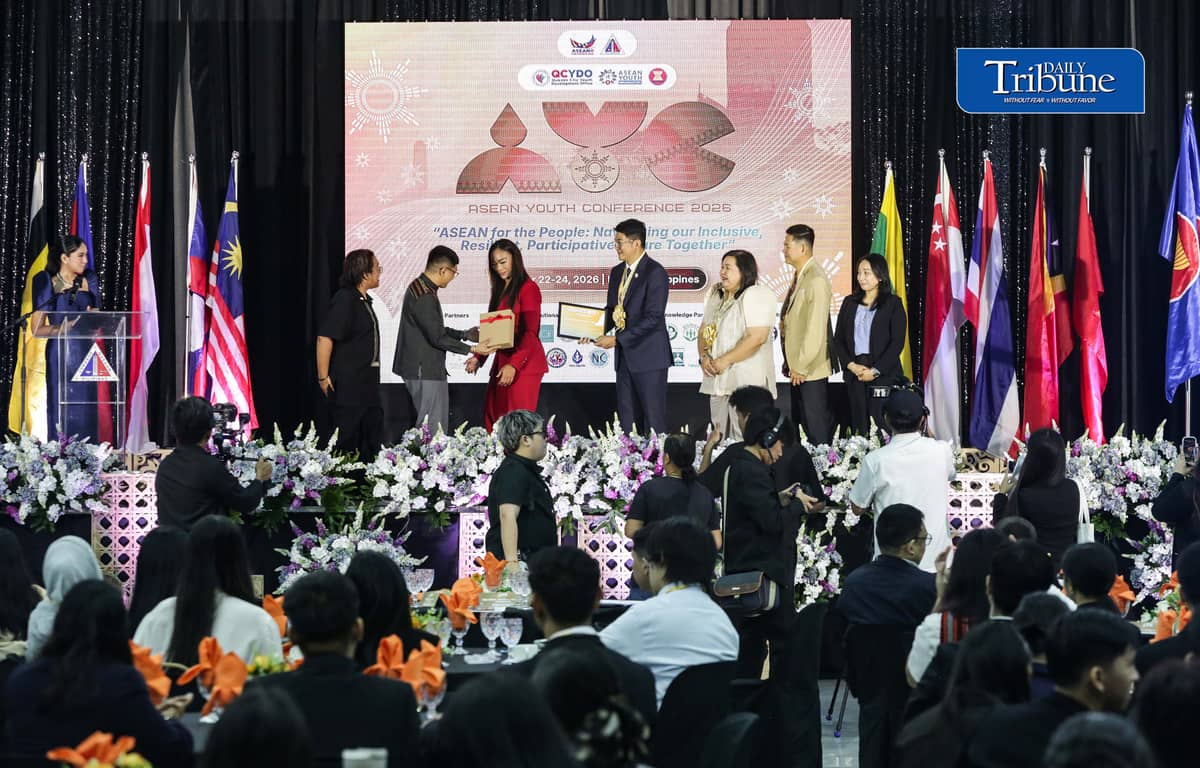(October 22 2026) The entrance of the colourful ASEAN member country flags, on the Day one of the ASEAN Youth Conference (AYC) 2026, held at QC MICE Center in Quezon City on Thursday, October 22, 2026. Filipino and foreign youth delegates attends the Conference with the theme “ASEAN for the People: Navigating Our Inclusive, Resilient, Participative Future Together,” the forum brings together youth leaders, policymakers, experts, entrepreneurs, and regional stakeholders for discussions on the future of ASEAN and the role of young people in advancing peace and security, inclusive economic transformation, and people-centered development. Photo/Analy Labor