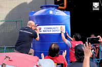 DSWD and Waves for Water Philippines led the installation of a community water depot in Barangay 105, Zone 8, Tondo, Manila on 22 October 2026.