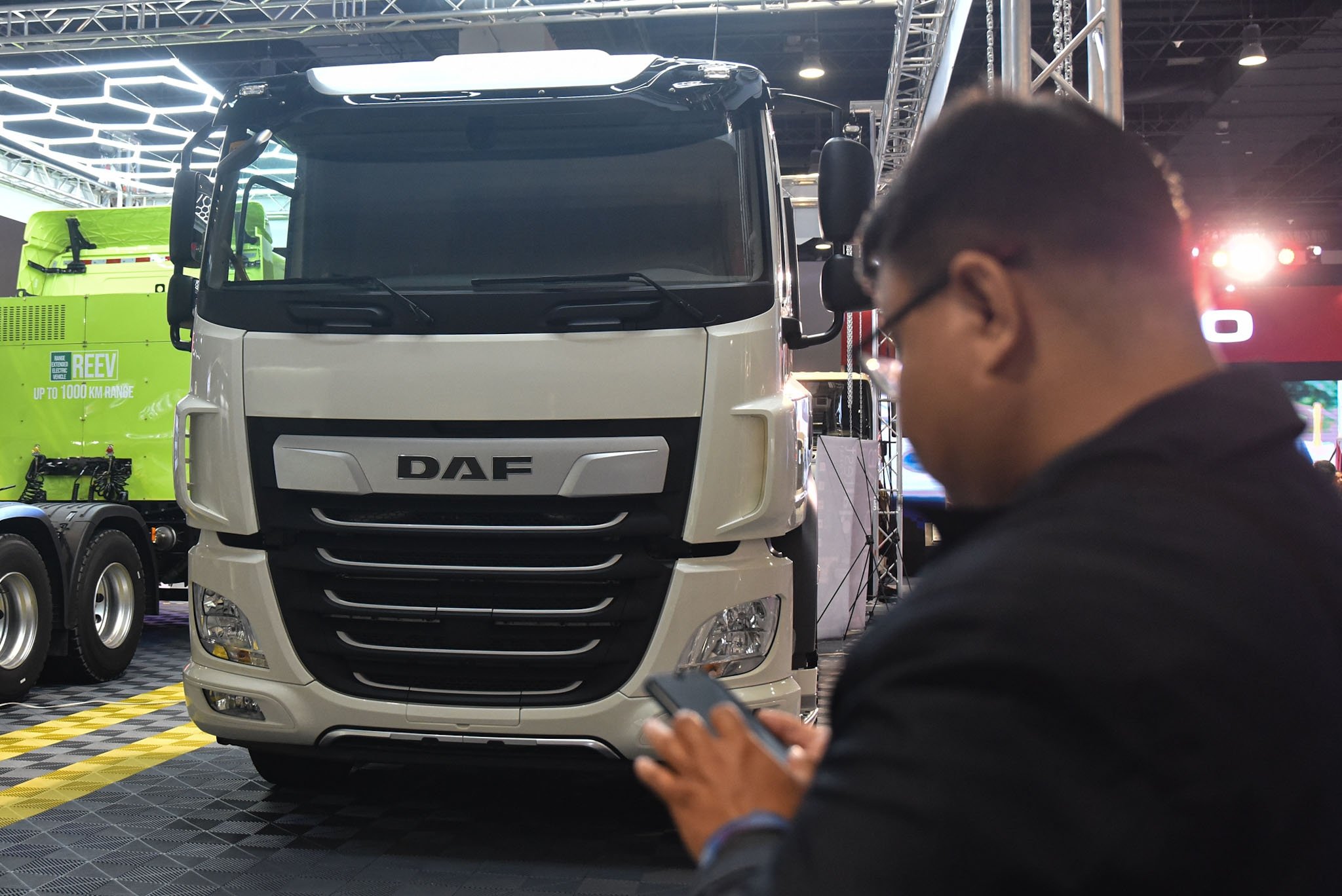 Truck Enthusiasts explore commercial vehicles at the Philippine International Truck Show