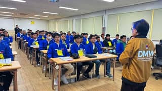MWO-Owwa welcomes 139 Filipino workers to South Korea as the Philippine Embassy helps those already employed there explore ways to stay longer and eventually settle permanently.