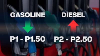FUEL industry forecast see diesel prices rising by P2 to P2.50 while gasoline prices may fall P1 to P1.50 next week. Oil prices remain elevated because of uncertainty in the Middle East and attacks by Ukraine on Russian refineries.