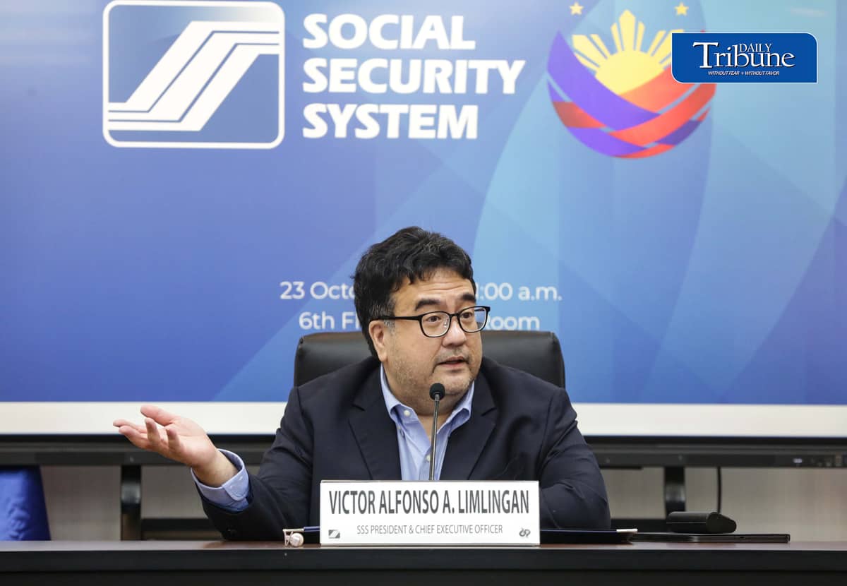 (October 23 2026) Newly-appointed Social Security System (SSS) President and CEO Victor Alfonso Limlingan, held a press conference, on Friday, October 23, 2026, to meet the media following his appointment, held at SSS Main Office in Quezon City. Limlingan who is a finance and investment professional. Photo/Analy Labor