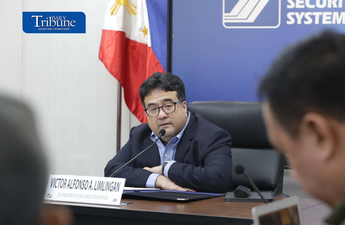 (October 23 2026) Newly-appointed Social Security System (SSS) President and CEO Victor Alfonso Limlingan, held a press conference, on Friday, October 23, 2026, to meet the media following his appointment, held at SSS Main Office in Quezon City. Limlingan who is a finance and investment professional. Photo/Analy Labor