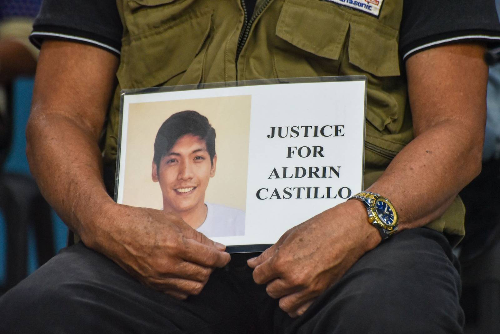 Nanette Castillo, mother of Aldrin Castillo tesitified and recounts her experience nine years after her son was shot dead on a street in Tondo, Manila last, October 6, 2017 at the 5th Public Truth-Telling Session of the Truth Commission at the Adamson University on October 23. l Zedrich Xylak Madrid