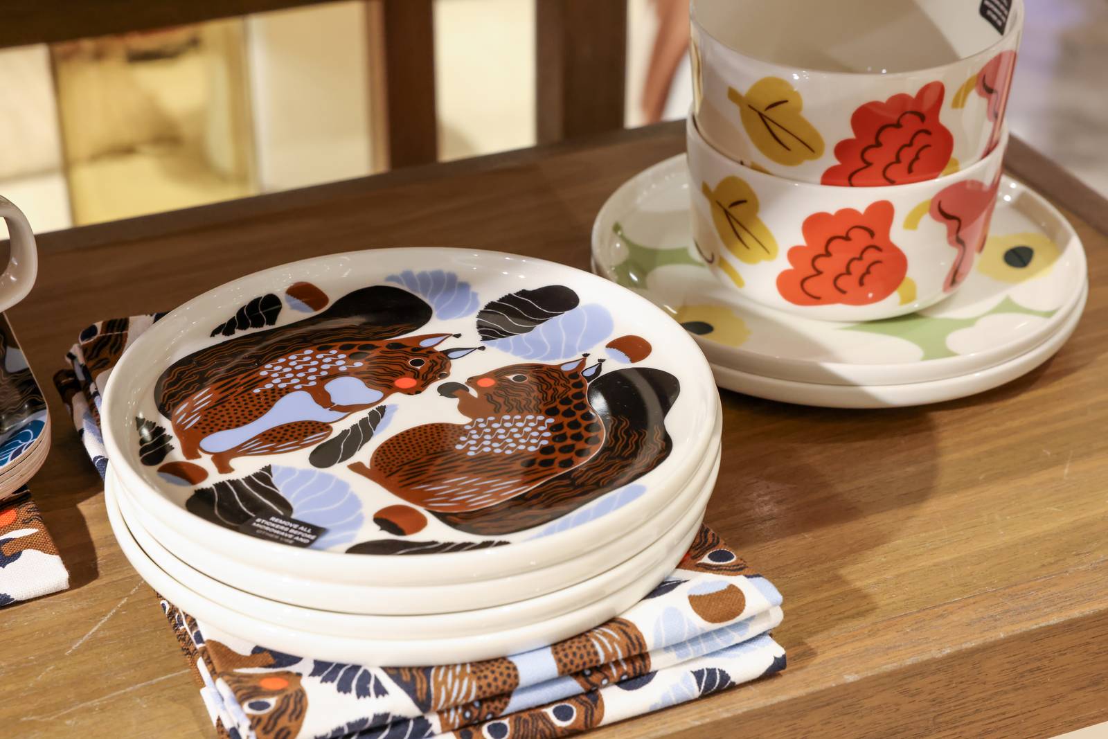 DISTINCTIVE designs turn ordinary dining essentials into eye-catching accents.