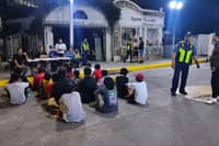 MANILA police screen individuals during nighttime patrols at the Manila North Cemetery on Friday as part of intensified Oplan Galugad operations ahead of Undas 2026.