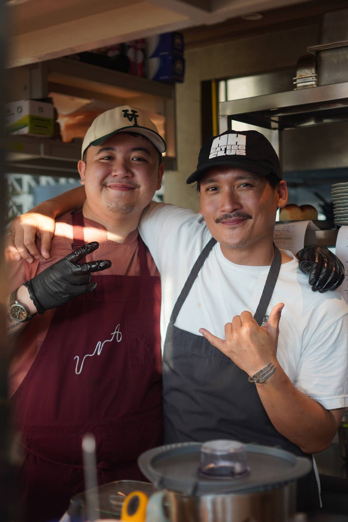 CHEF Joaquin Carsi Cruz and chef Mark Singson.