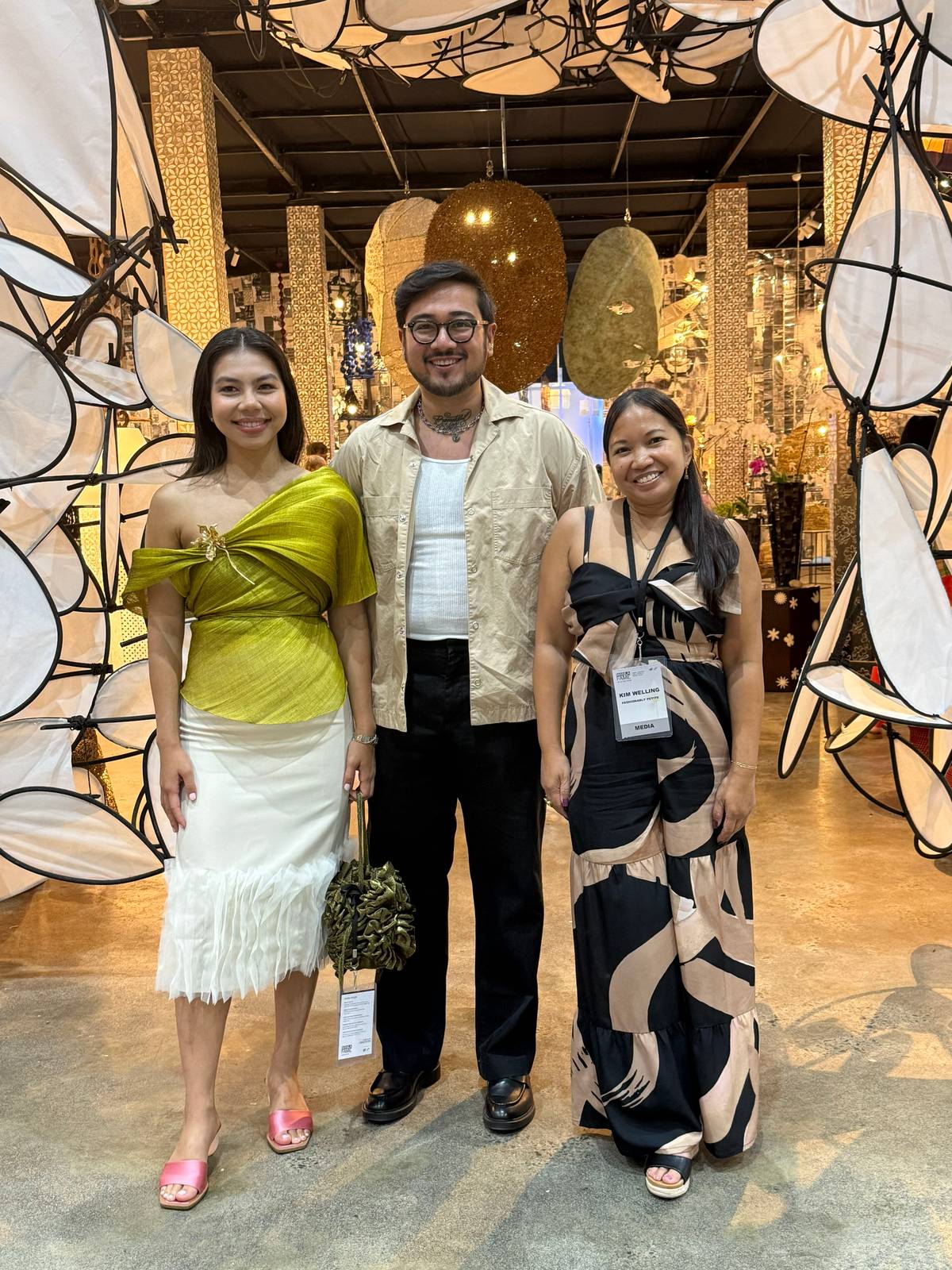 NICOLE Tejano-Sambile, Jan Vincent Gonzales and Kimberly Weling.