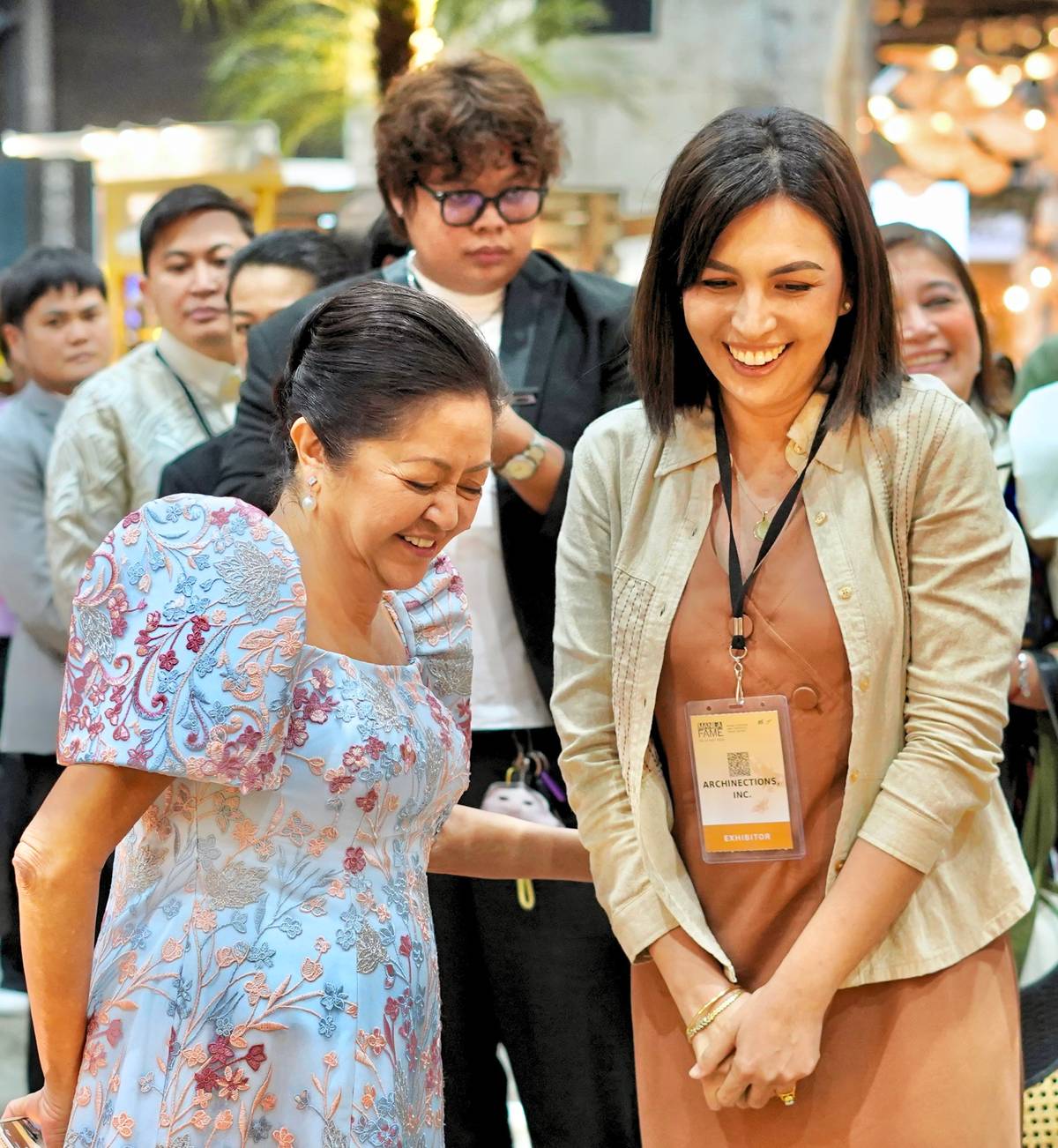 FIRST Lady Liza Araneta-Marcos (left) and Arksmith managing director IDr. Rain del Rosario.