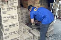 P1-M unregistered luncheon meat
seized in Angeles City