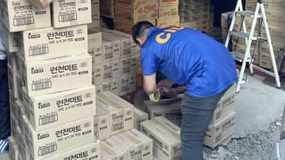 P1-M unregistered luncheon meat
seized in Angeles City