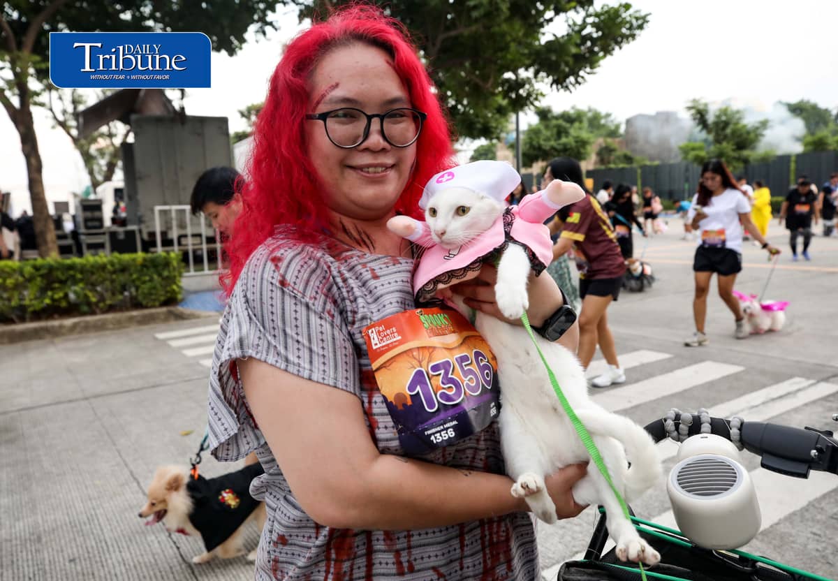 (October 24 2026) Pets and furparents wear halloween costumes as they join the Pet Lover’s Calentre Spooky Walkathon 2026 at the Bridgetowne Destination Estate in Pasig City on Saturday, October 24, 2026. Photo/Analy Labor
