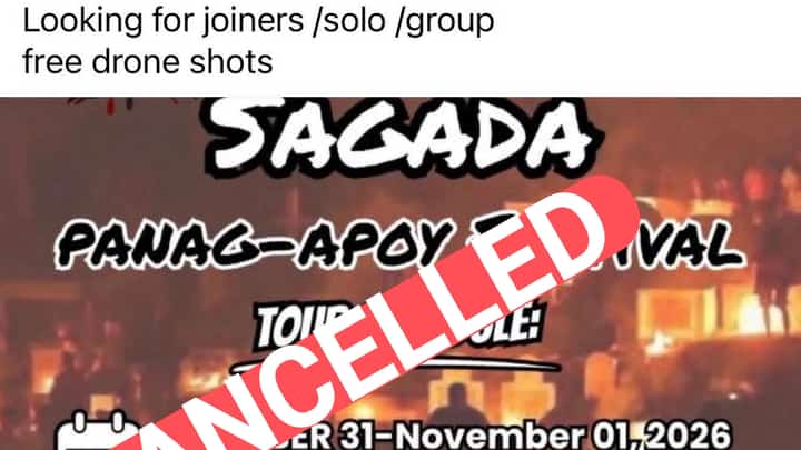 Sagada tour canceled over 'Panag-apoy' backlash