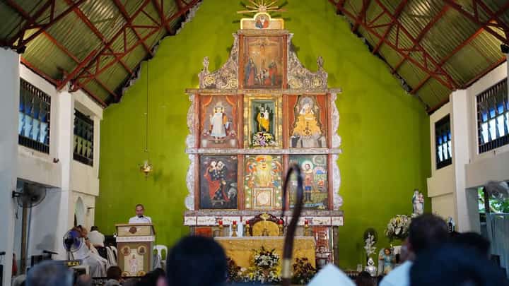 RETABLO de San Jose Esposo de la Virgen Maria.