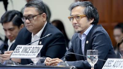 DPWH Secretary Vince Dizon during the hearing of the Senate Finance Committee on the proposed budget of the DPWH for fiscal year 2027 last 25 September.