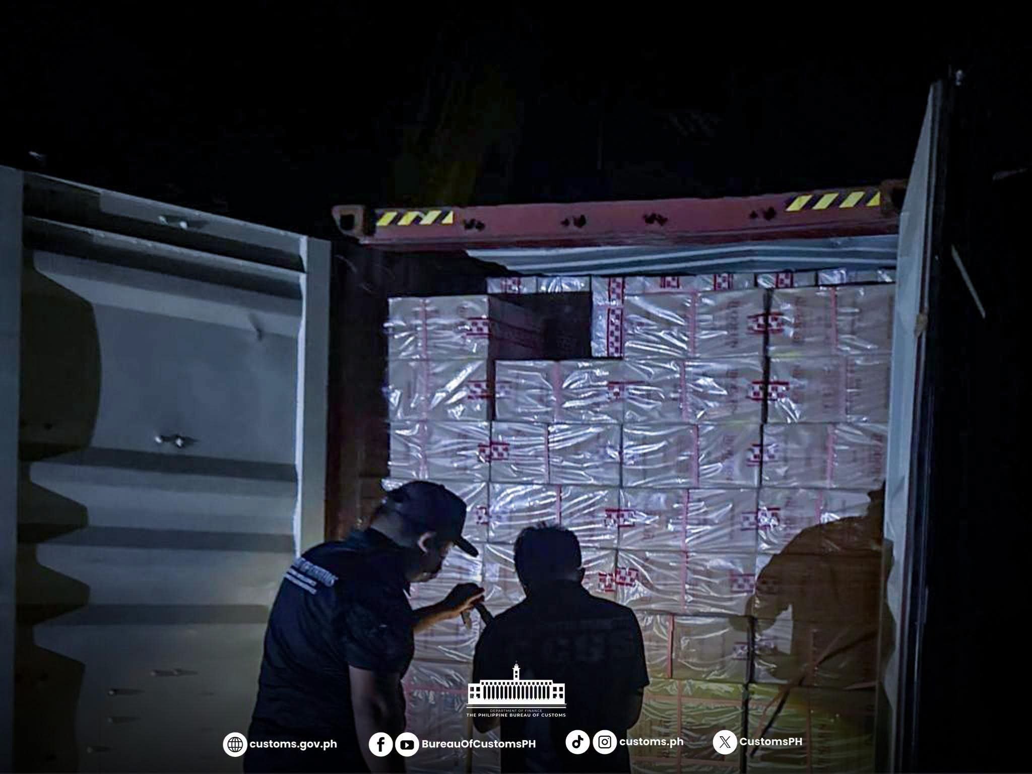 P175M cigarettes seized in Zambales