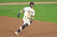 SAL Frelick blasts a 408-foot home run to power the Milwaukee Brewers to a 5-4 victory over the Tampa Bay Rays to secure a 2-0 lead in the best-of-seven World Series on Saturday.