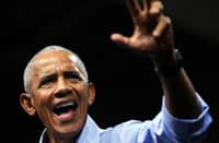 FORMER President Barack Obama speaks at a 'Get Out the Vote' rally in support of Dr. Abdul El-Sayed and Secretary of State Jocelyn Benson on 24 October 2026 in Detroit, Michigan.