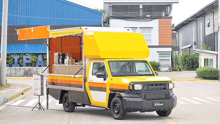 MOBILE food businesses can serve customers from the Toyota Tamaraw Food Truck, one of the commercial conversions presented at the Philippine International Truck Show.
