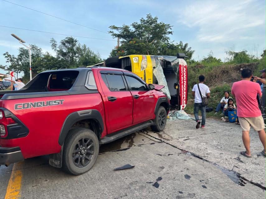 LTFRB suspends bus involved in Bangui road crash pending investigation