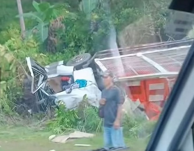 2 killed, 1 injured as truck overturns in Gumaca