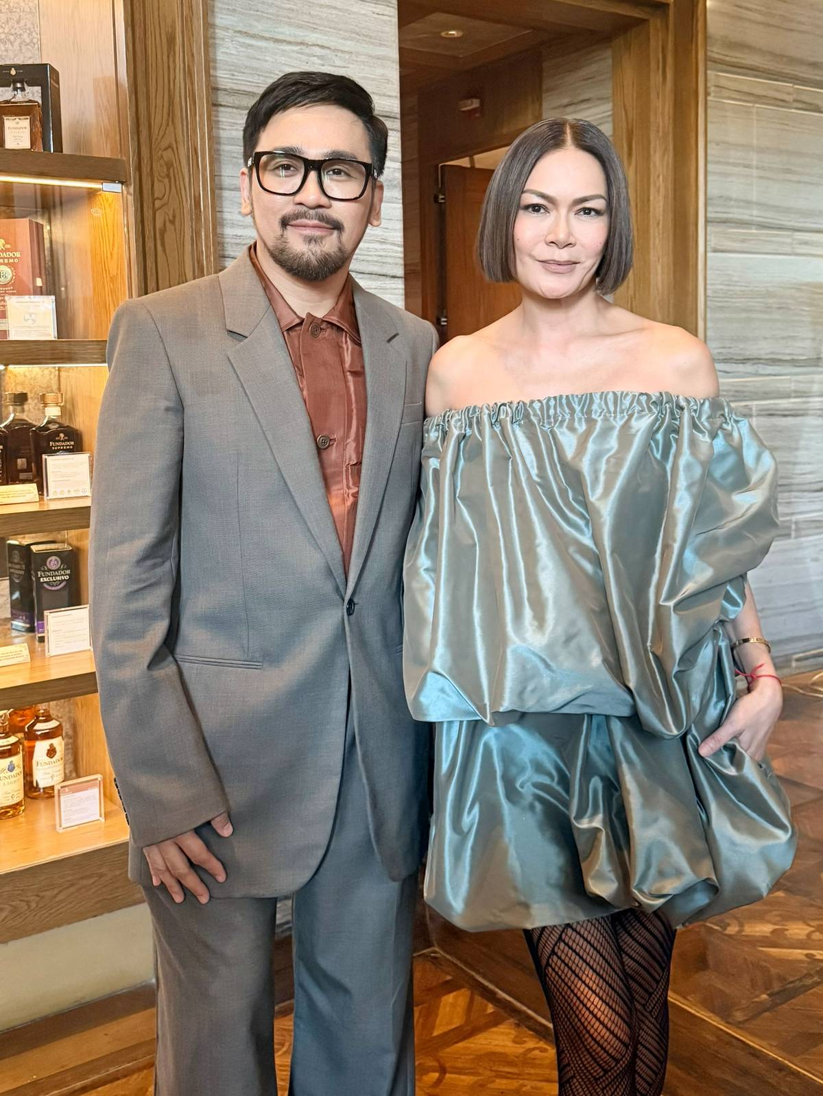 FOUNDER and chairman of Fashion Week Asia Archie Carrasco with co-founder and co-chairman Apples Aberin.