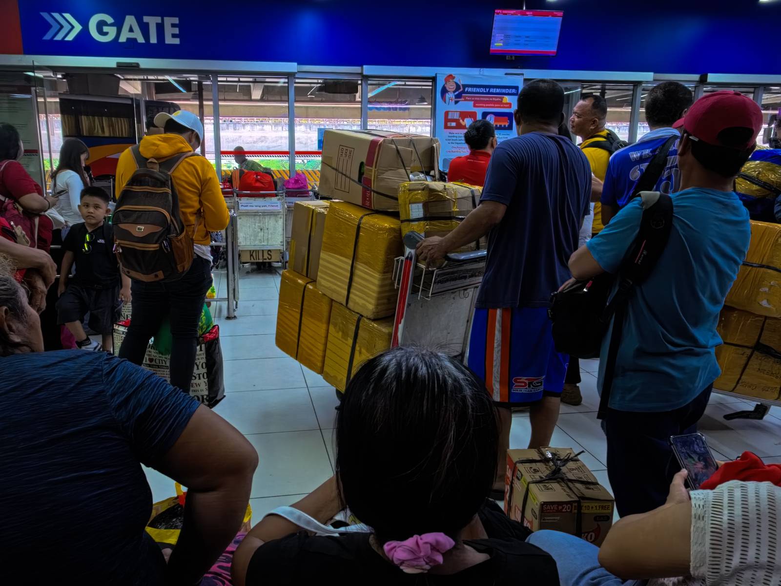 Passengers bound for the provinces flock to the Parañaque Integrated Terminal Exchange (PITX) on 25 October 2026 ahead of the Undas rush, as the Department of Transportation (DOTr) intensifies bus inspections and deploys personnel to ensure safe and orderly travel.