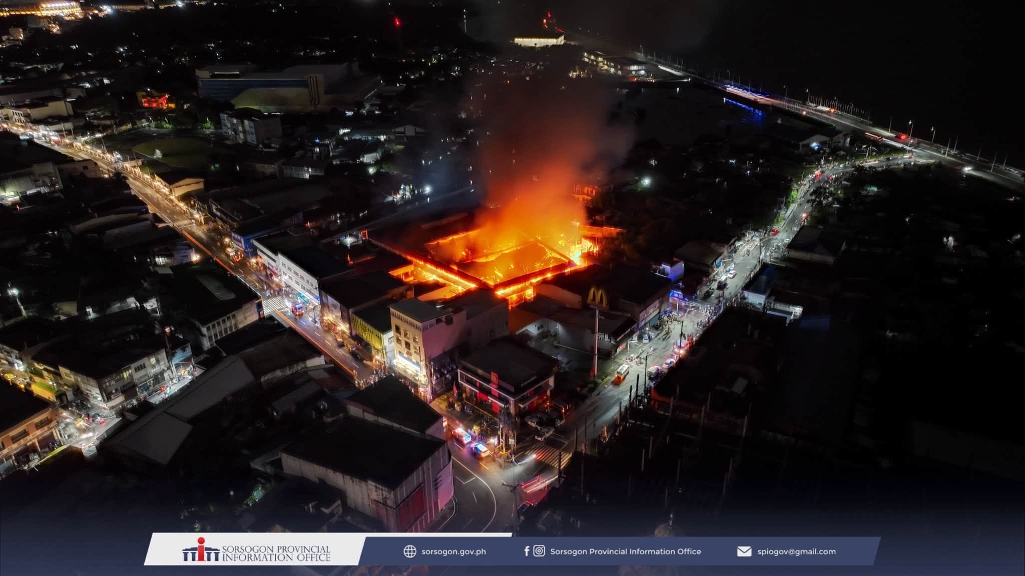 5 found dead huddled together in Sorsogon market fire