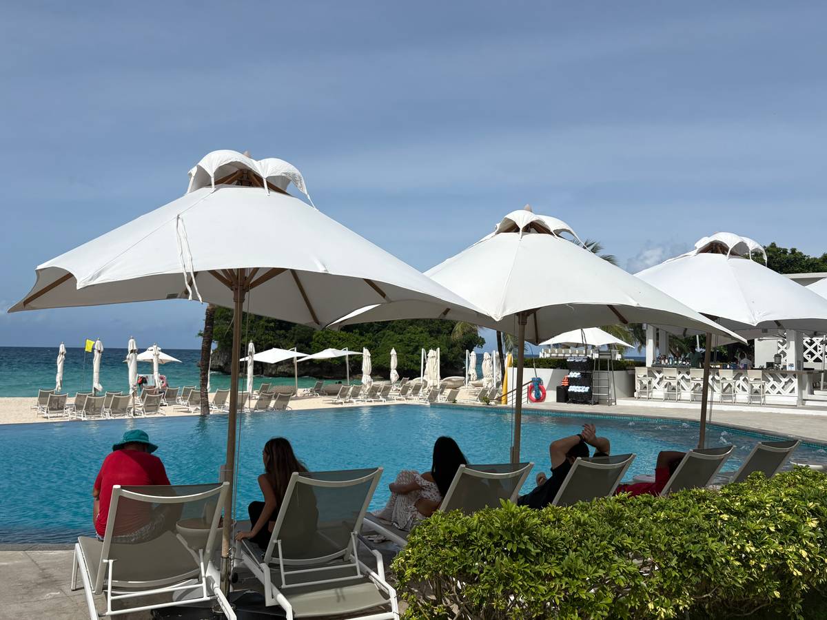 PLUG in and Plunge. Sometimes, a seaside view is all it takes to recharge.