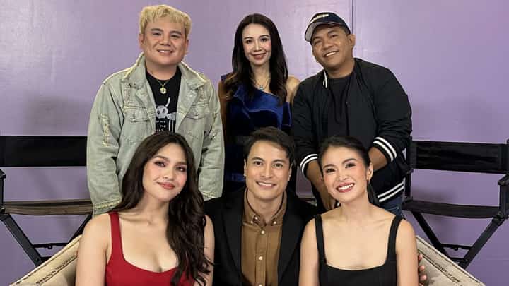 The cast of 'The Perfect Wife' and director.