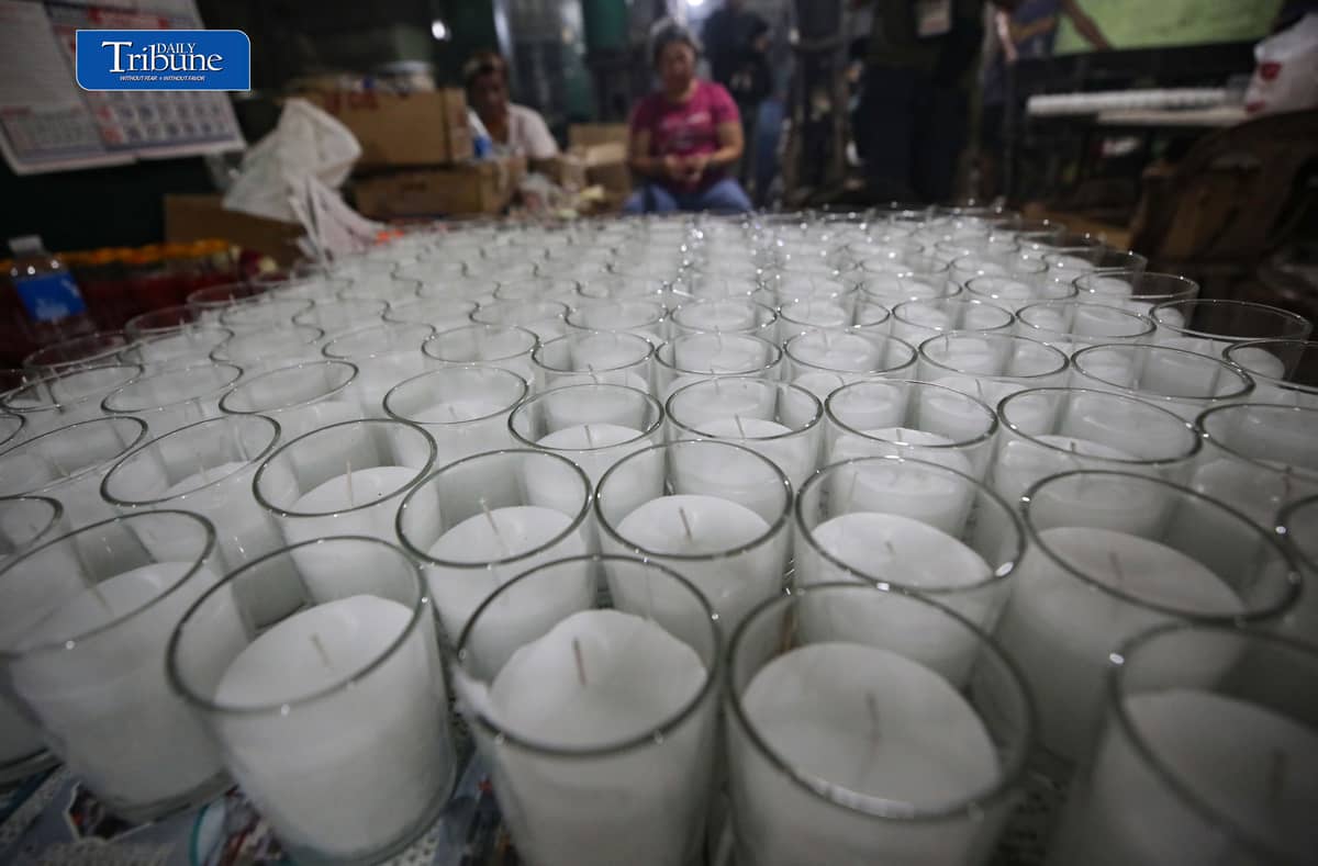 (October 26 2026) Workers at Domrose candle factory in Caloocan City on Monday October 26 2026, get busy produce different kinds and colors of candle, due to the demand surged, ahead of All Saints Day and All Souls Day. Photo/Analy Labor