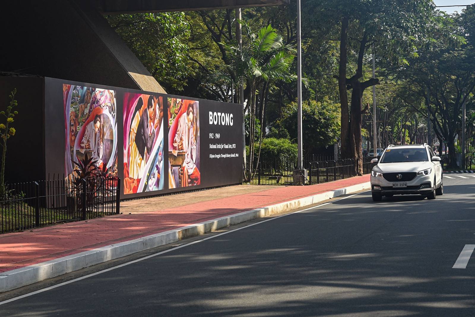 The Cultural Center of the Philippines (CCP) showcases works from National Artists for with a board-up display at the CCP Complex in Pasay City, on October 26. 

The exhibit features artworks spanning different periods, including pieces from 1893 to 2002. | Zedrich Xylak Madrid