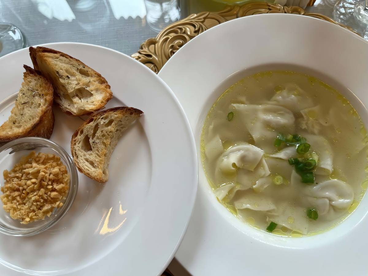 PANCIT molo, an Ilonggo favorite, is among the dishes served at the café.