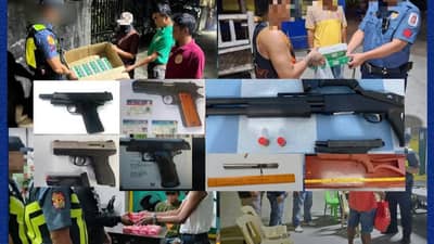 9 firearms surrendered, ₱37K in illicit cigarettes seized in Nueva Ecija