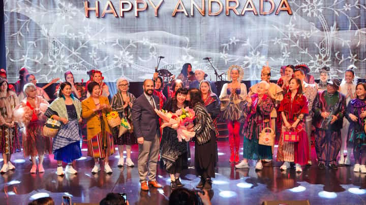 Happy Andrada brings together pieces from her fashion archives and her latest collection in a showcase celebrating her creative journey.